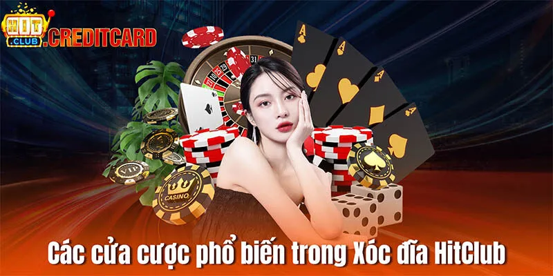 Các cửa cược phổ biến trong game Xóc đĩa HitClub